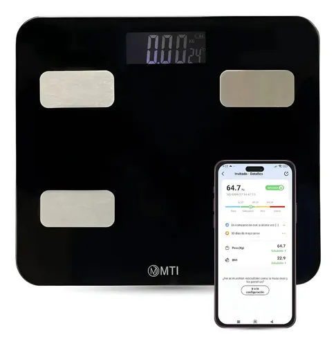 Balanza Digital Baño Inteligente Bluetooth Personal Corporal