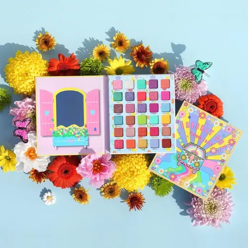 Kit Paleta Sombras Flower Child Freshly Cut Rude Cosmetics