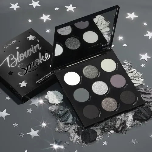 Paleta De Sombras De Ojos Colourpop Blowin’ Smoke Silver 9 T