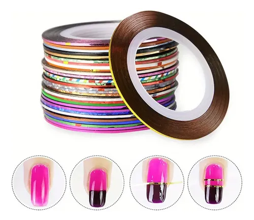 Pegatinas Adhesivas Para Uñas De Colores Para Bricolaje