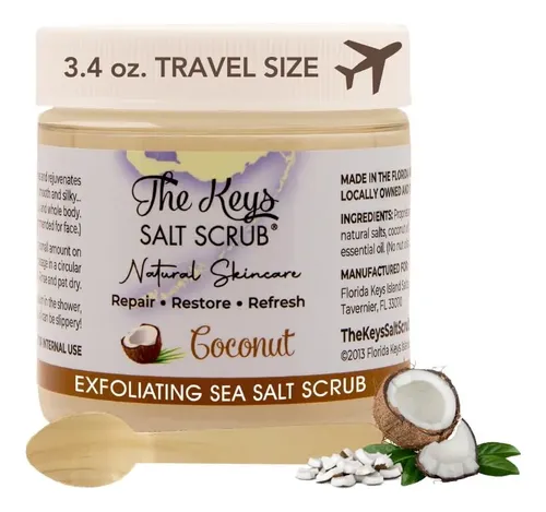 Salt Scrub The Keys Salt Scrub, Sal Marina De Coco, 100 Ml