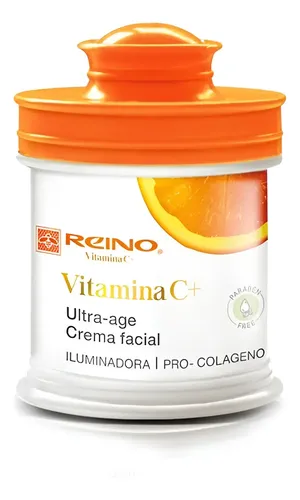 Crema Facial Vitamina C Ultra Age Día/Noche Antioxidante Para Todo Tipo De Piel