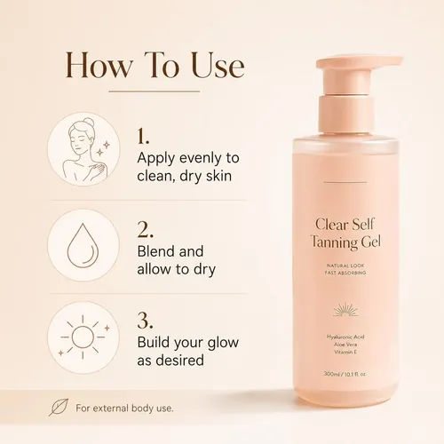 Gel Hidratante Hidratante Y Ennegrecido Self-tanners Para Ro