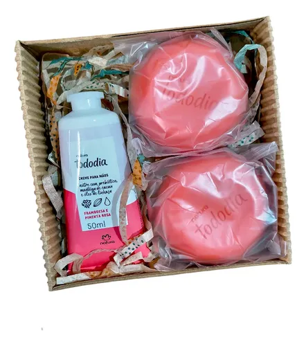 Kit Natura Tododia: 1 Crema De Manos + 2 Jabones