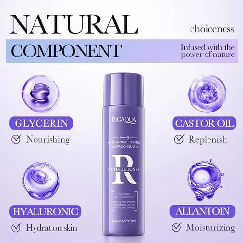Tónico Facial Retinol Bioaqua Antiarrugas Hidratante 120ml