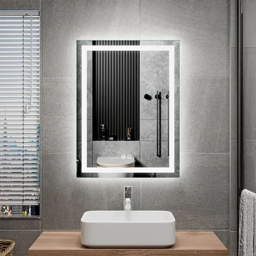 Espejo touch Rectangular (Incluye: Con luz)