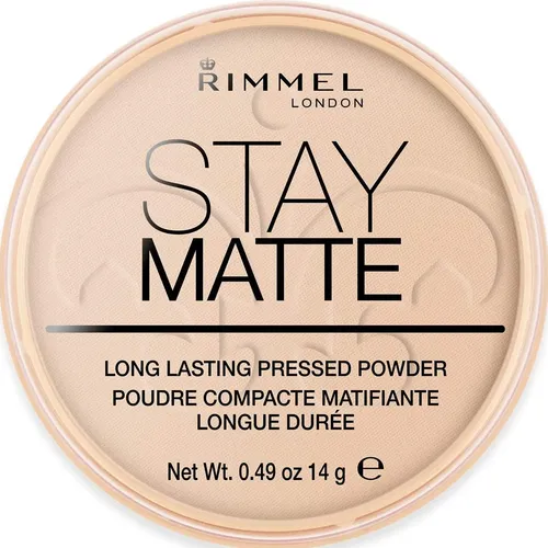 Rimmel Stay Matte Polvo Prensado Peach Glow