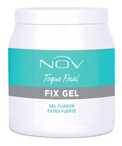 Gel Fijador Extra Fuerte Nov Fix Gel Peluqueria X 980 Grs