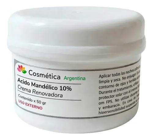 Crema Renovadora Con Ac. Mandelico Anti Arrugas Manchas Acne