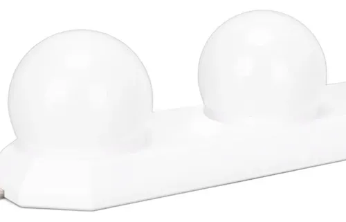 Espejo De Tocador Led, 5 Bombillas Regulables, 3 Modos De Co
