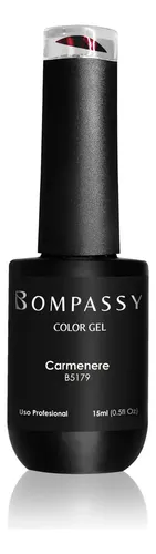 Esmalte Semipermanente 15ml Coleccion Pantone Bompassy Color B5179 – CARMENERE