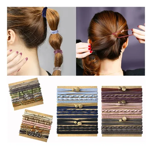 Accesorios Para El Cabello Jewpark, 74 Unidades, Cintas Y Pu