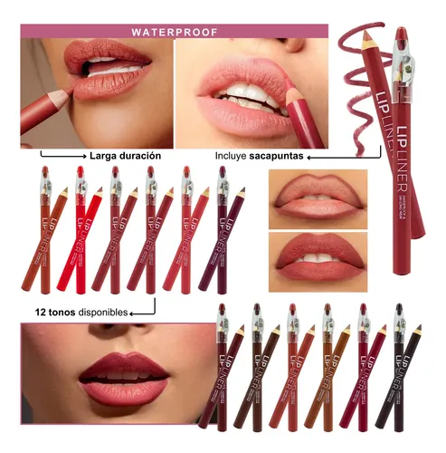 Lapiz Delineador Waterproof Para Labios Lip Linner Tei