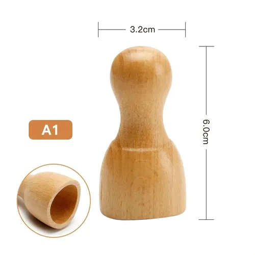 7pcs Masajeador Facial De Madera Para Spa, Maderoterapia,  7pcs