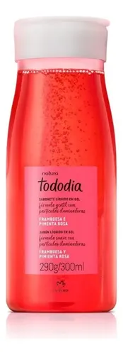 Jabón Líquido Natura Tododia Frambuesa Y Pimienta Rosa 300ml