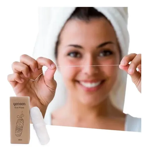 Hilo Dental Sustentable Fibras Maíz Biodegradable Yensen