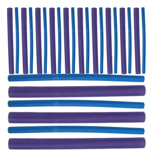 20 Rulos Rizadores De Pelo Flexibles Para Rizar El Pelo