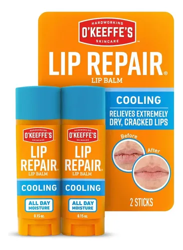 Bálsamo Labial O’keeffe’s Cooling Lip Repair X 2 Unidades Us