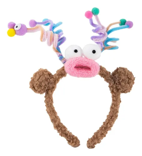 Diadema Divertida Con Aro Para El Pelo De Felpa, Marrón