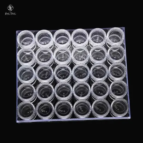 Organizadores Frascos Acrílicos X 30 U Para Strass Glitter