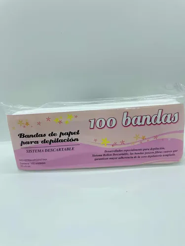 Banda Depilatoria Descartables Pack X 100 Unidades