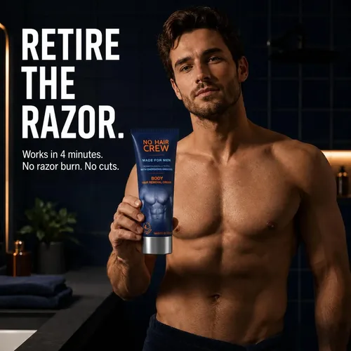 Producto De Depilación Masculino No Hair Crew Mega Pack