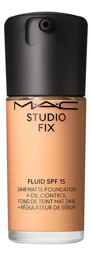 Base Líquida MAC Studio Fix Fluid | NW22 | Mate | SPF 15 Cobertura 24h Media-Alta | 30ml