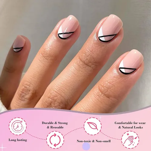 Uñas Postizas Nude Short Addfavor 240pzas