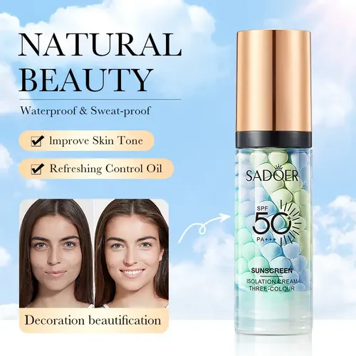 Prebase Maquillaje 3 En 1 Protector Solar Spf50