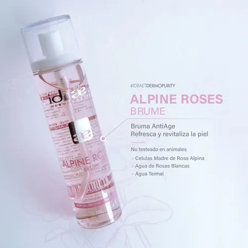 Alpine Roses Bruma Agua De Rosas Anti Age Hidratacion Idraet