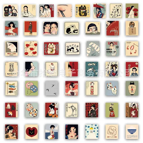 M’ 50 Piezas/set De Pequeñas Pegatinas De Primavera For M’