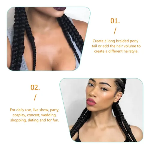 Extensión De Cola De Caballo Larga, Extensión De Cabello Tre