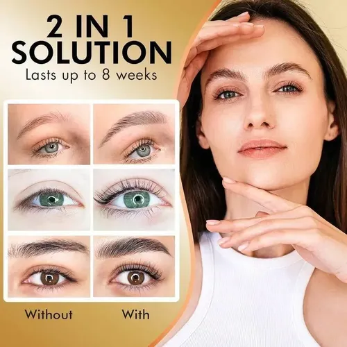 Kit De Laminación De Cejas Lift Kit, Solución 2 En 1, Para U