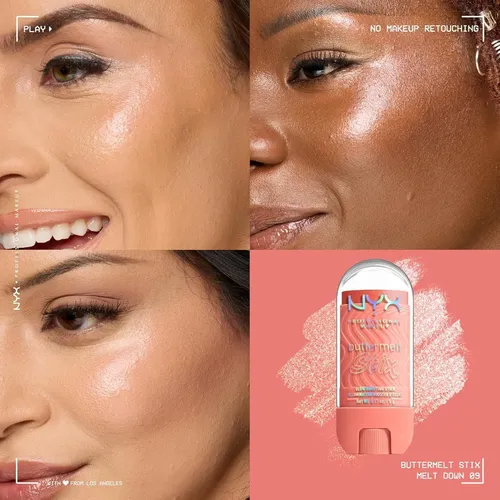 Nyx Buttermelt Glow Stix Iluminador Mantequilla 09 Melt Down
