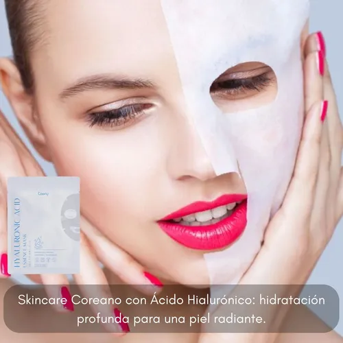 Mascara Facial Coreana Coony Hialuronico Piel Seca Hidrata
