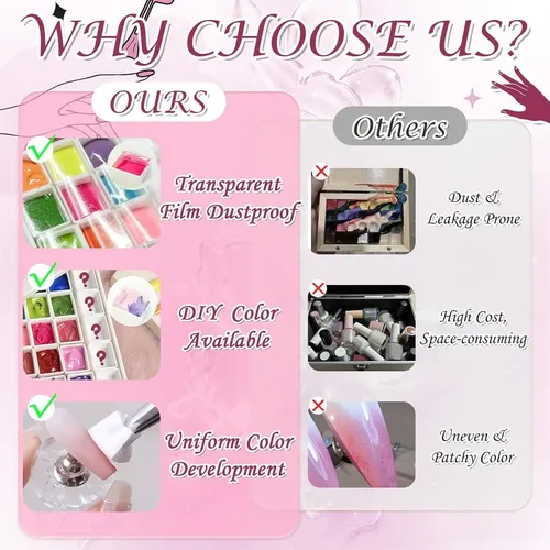 Set De Gel De Uñas 18 Colores Con Esponjas Y Herramientas