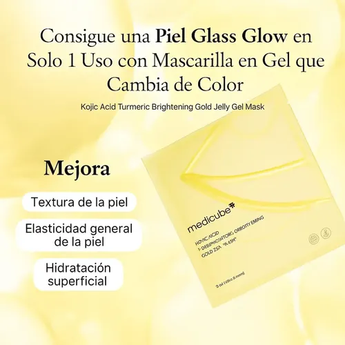 Medicube Kojic Acid Turmeric Mascarilla X 1 Unidad