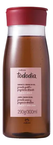 Jabon Liquido Gel Corporal Cereza Avellana X2 Tododia Natura