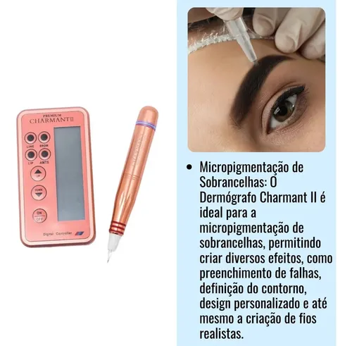 Dermógrafo digital para cejas y labios Charmant Premium 2