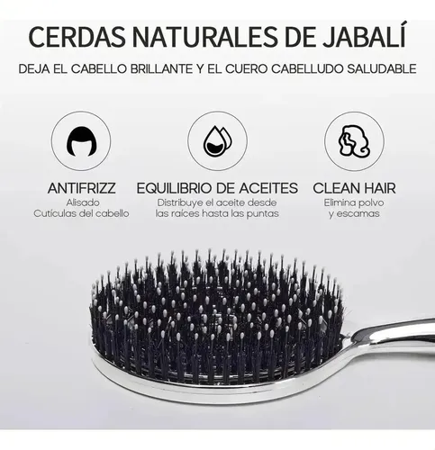 Cepillo De Cerdas Para Volumen Y Alisado Del Cabello