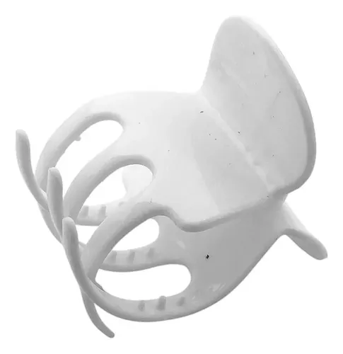 Unidad Blanco Broche Para El Pelo Grande Cocodrilo C:9976