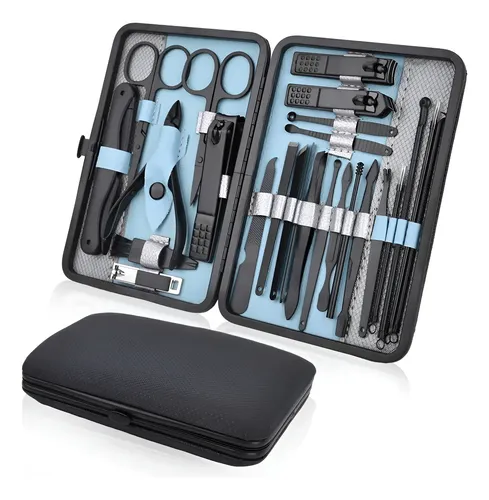 .. Set Manicure Kit Uñas De Aseo Profesional 25 Piezas .
