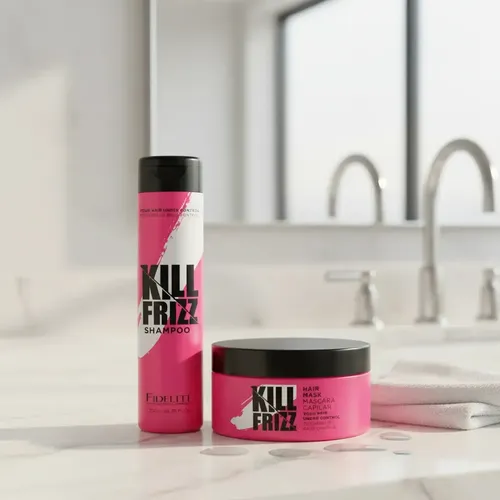 Kit Fidelite Kill Frizz Shampoo 260ml + Mascara 250ml