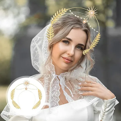 Diadema Sun Goddess Crown Para Mujer