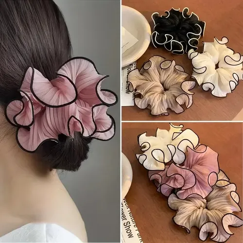 Compatible Con Generic Scrunchies De Chifón Coreano W.