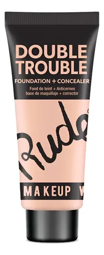 Base De Maquillaje Alta Cobertura Rude Cosmetics Tono Silk 01