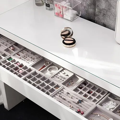O Jewelry Exhibidor Organizador De Escritorio Maquillaje 900