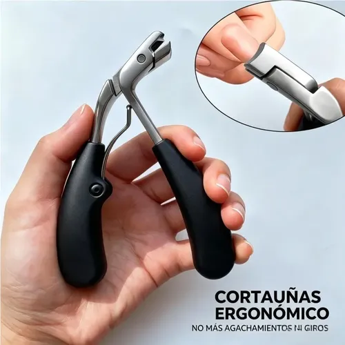 Kit 3 Cortauñas Acero Inoxidable