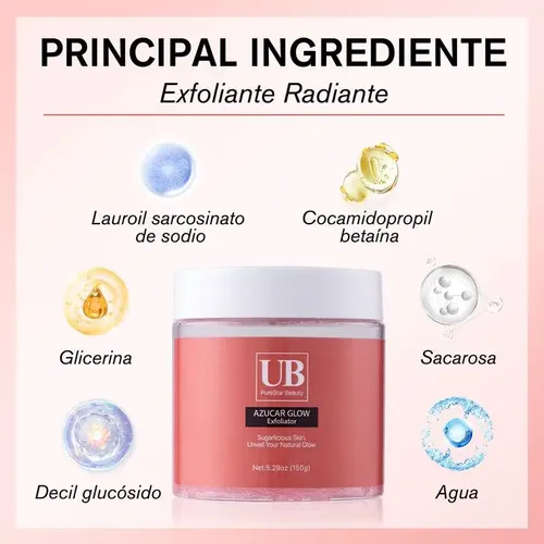 Exfoliante Corporal E Hidratante De Fresa, Versión Mejorada