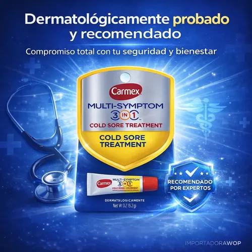 Carmex Bálsamo Labial Herpes Alivio Original Usa 15spf